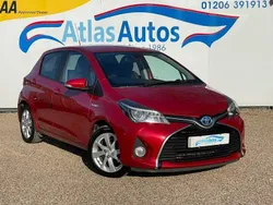Red Used 2016 Toyota Yaris Hybrid Hatchback | £10,750 (A bit pricey)