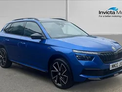 Blue Used 2022 Skoda Kamiq Monte Carlo SUV | £19,100 (Fair price)