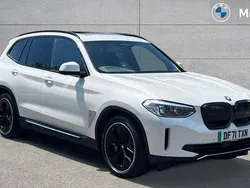Mineral white metallic Used 2022 BMW iX3 Shadowline SUV | £26,648 (Fair price)