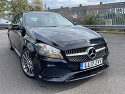 Black Used 2017 Mercedes A180 AMG line Hatchback | £10,995 (Fair price)