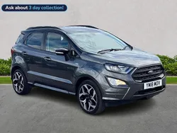 Grey Used 2018 Ford Ecosport ST-Line SUV | £9,999 (Fair price)