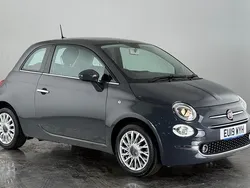 Grey Used 2019 Fiat 500 Lounge Hatchback | £8,250 (Fair price)