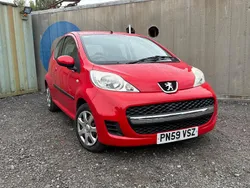 Red Used 2009 Peugeot 107 Hatchback | £2,000 (Fair price)
