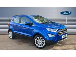 Blue Used 2022 Ford Ecosport Titanium SUV | £13,611 (Fair price)