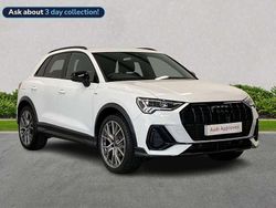 White Used 2025 Audi Q3 Black Edition SUV | £37,152 (Fair price)