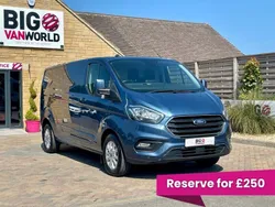 Blue Used 2021 Ford Transit Custom Limited Van | £17,494 (Super price)