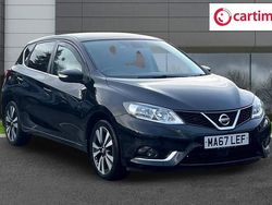 Black Used 2017 Nissan Pulsar N-Connecta Hatchback | £6,990 (Fair price)