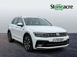 White Used 2020 VW Tiguan R-line SUV | £24,990 (Good price)