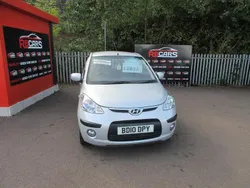 Silver Used 2010 Hyundai i10 Comfort Hatchback | £2,995 (Fair price)