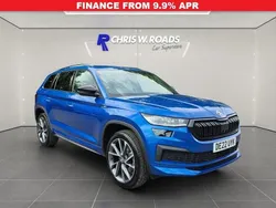Blue Used 2022 Skoda Kodiaq SportLine SUV | £28,750 (Good price)