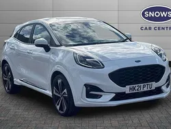 White Used 2021 Ford Puma Gen-E ST-Line X SUV | £17,399