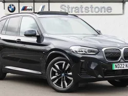 Black Used 2022 BMW iX3 M Sport SUV | £27,293 (Fair price)