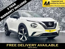 White Used 2023 Nissan Juke Tekna SUV | £16,545 (Fair price)