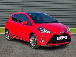 Red Used 2018 Toyota Yaris Hatchback | £10,498 (Fair price)
