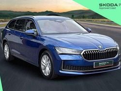Cobalt blue metallic Used 2025 Skoda Superb SE Technology Estate | £27,924 (Fair price)