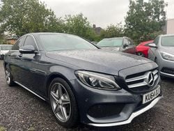 Grey Used 2014 Mercedes C250 AMG line Sedan | £8,995 (Fair price)