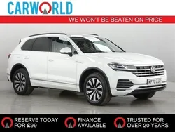 White Used 2020 VW Touareg SEL SUV | £30,840 (Expensive)