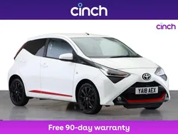 White Used 2018 Toyota Aygo x-press Hatchback | £8,359 (Fair price)