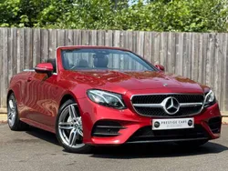 Red Used 2020 Mercedes E220 AMG line Cabriolet | £25,781 (Fair price)