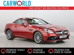 Red Used 2018 Mercedes SLC180 AMG line Cabriolet | £18,990 (Good price)