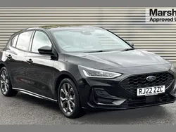 Black Used 2022 Ford Focus ST-Line Hatchback | £16,511 (Fair price)