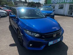 Blue Used 2018 Honda Civic SR Hatchback | £11,999 (Fair price)