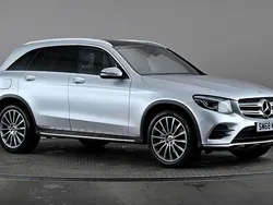 Silver Used 2018 Mercedes GLC250 AMG Line Premium SUV | £20,998 (Fair price)