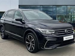 Black Used 2025 VW Tiguan Allspace R-line SUV | £33,827 (Fair price)