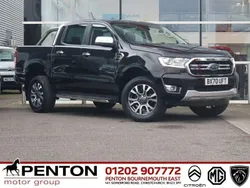 Black Used 2020 Ford Ranger Limited Pickup | £17,908 (Good price)