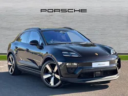 Jet black metallic New 2025 Porsche Macan 4 Electric SUV | £82,990
