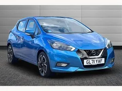 Blue Used 2022 Nissan Micra Acenta Hatchback | £9,940 (Fair price)