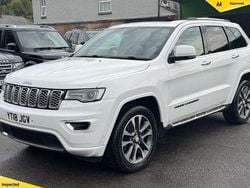 White Used 2018 Jeep Grand Cherokee Overland SUV | £21,995 (Fair price)