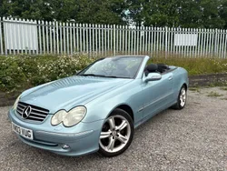 Blue Used 2003 Mercedes CLK200 Avantgarde Cabriolet | £1,850
