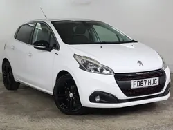 White Used 2017 Peugeot 208 GT-line Hatchback | £5,495 (Fair price)
