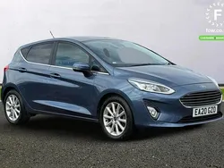Blue Used 2020 Ford Fiesta Titanium Hatchback | £13,299 (Fair price)