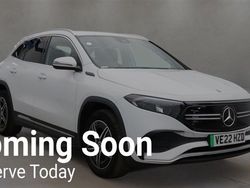 White Used 2022 Mercedes EQA300 AMG line SUV | £25,679 (Expensive)