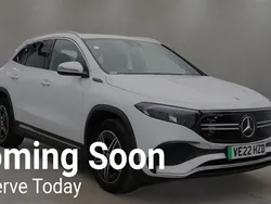 White Used 2022 Mercedes EQA300 AMG line SUV | £25,679 (Expensive)