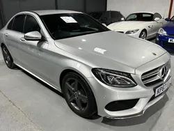 Silver Used 2017 Mercedes C220 AMG line Sedan | £12,990 (Good price)