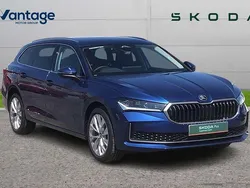 Cobalt blue metallic Used 2025 Skoda Superb SE L Estate | £31,990 (Expensive)
