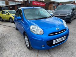 Blue Used 2012 Nissan Micra Acenta Hatchback | £6,995 (Fair price)