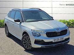 Brilliant silver metallic black magic pearl effect New 2025 Skoda Kamiq Design Edition SUV | £21,995 (Good price)