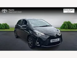 Black Used 2019 Toyota Yaris Hatchback | £11,600 (Fair price)