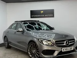 Silver Used 2015 Mercedes C250 AMG Line Premium Sedan | £16,499 (A bit pricey)