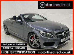 Grey Used 2018 Mercedes C220 AMG line Cabriolet | £13,245 (Good price)