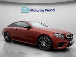Red Used 2021 Mercedes E220 AMG Line Premium Plus Coupe | £25,200 (A bit pricey)