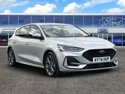Silver New 2024 Ford Focus ST-Line Hatchback | £21,495 (Fair price)