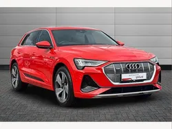 Red Used 2021 Audi e-tron S-Line SUV | £25,499 (Fair price)