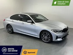 Glacier silver Used 2020 BMW 330e Sport Line Sedan | £13,240 (Fair price)