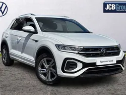 White Used 2022 VW T-Roc R-line SUV | £23,595 (Fair price)