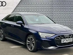 Blue Used 2024 Audi A3 S-Line Sedan | £23,539 (Good price)